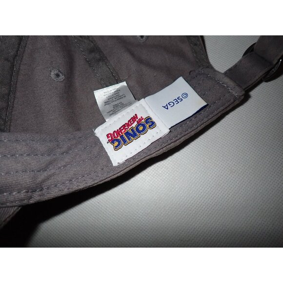 Sega Sonic the Hedgehog Sega Hat Cap Gray Buckle Back One Size‎ Adjustable Gray - Picture 6 of 6